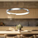 Anello Minor LED 24 inch Brushed Nickel Pendant Ceiling Light
